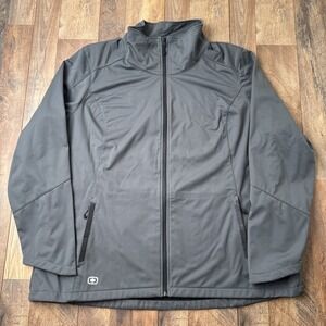 Ogio Endurance Crux Soft Shell Jacket Women's 4XL‎ Gray Full Zip Golf 6905